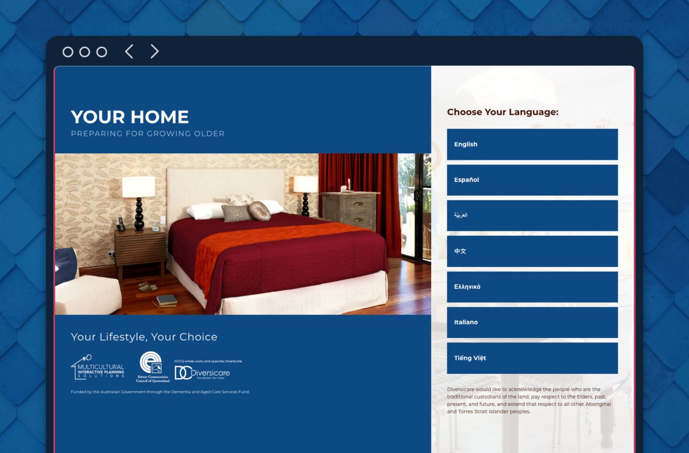 Screenshot #1 of Your Home (MIPS) Information Website